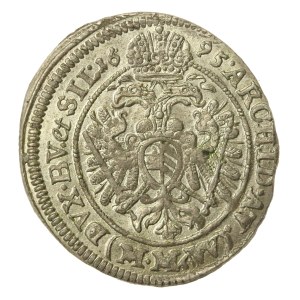 Śląsk, Leopold I, 3 krajcary 1695 MMW, Wrocław (567)