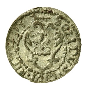Zygmunt III Waza, Szeląg 1611, Ryga. Odmiana z pełną datą (644)