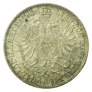 Austria-Hungary, Franz Joseph I, 1 florin 1861, Vienna (749)