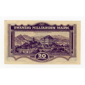 Sobieszów/Hermsdorf, 20 Milliarden Mark 1923 (323)