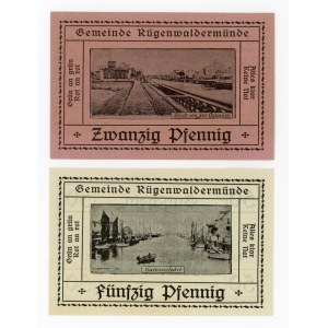 Darlowko/Rugenwaldermunde, 20 and 50 fenig 1921 (325)