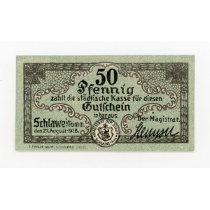 Slavno/Schlawe, 50 fenig 1918 (335)