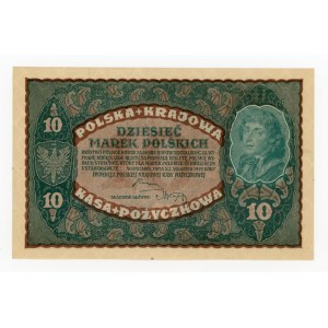 II RP, 10 mkp 1919 II Serja DL (363)