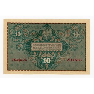 II RP, 10 mkp 1919 II Serja DL (363)