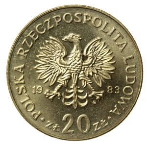 PRL, 20 złotych 1983, Marceli Nowotko (768)