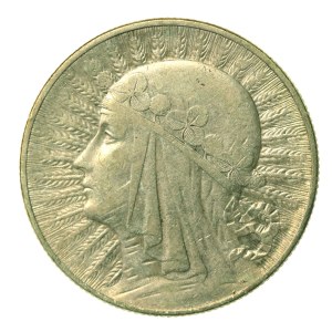 II RP, 5 gold 1933 Head of a Woman (842)