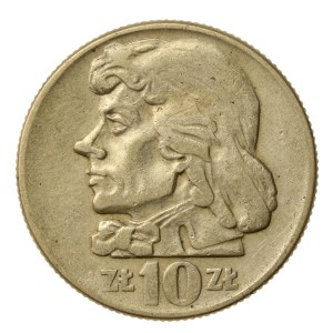 People's Republic of Poland, 10 gold 1960, Tadeusz Kosciuszko (851)