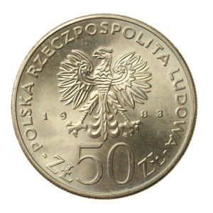 Polská lidová republika, 50 zlatých 1983, 150 let Velkého divadla (857)