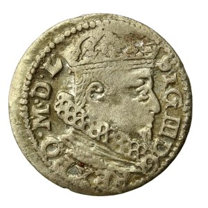 Sigismund III Vasa, 1626 penny, Vilnius - Pogo in shield (1216)