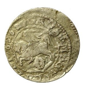 Sigismund III Vasa, 1626 penny, Vilnius - Pogo in shield (1216)