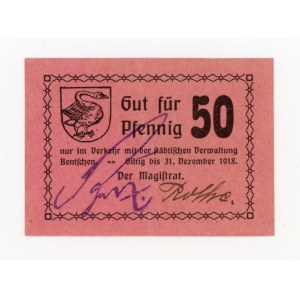 Zbąszyń/Bentschen, 50 fenig 1918 (151)