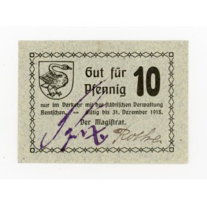 Zbąszyń/Bentschen, 10 fenig 1918 (152)