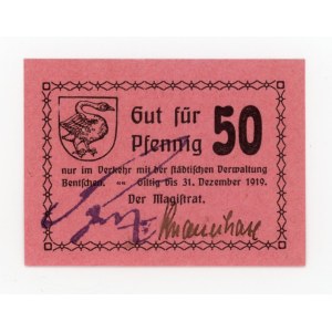 Zbąszyń/Bentschen, 50 fenig 1919 (153)