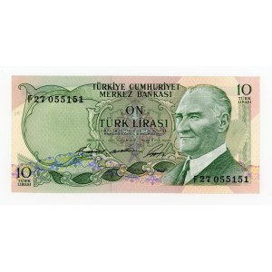 Turkey, 10 lira 1930 (167)
