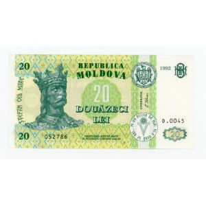Mołdawia, 20 Lei 1992 (173)