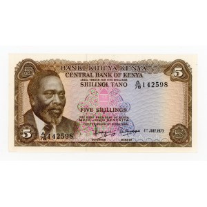 Kenya, 5 shillings 1973 (178)