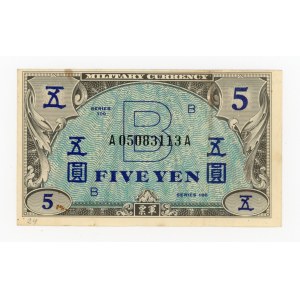 Japan, 5 yen (1945) (180)