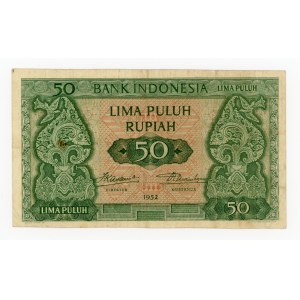 Indonesia, 50 rupiah 1952 (185)