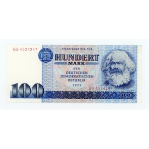 Niemcy, DDR, 100 marek 1975 (190)