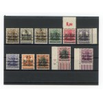Reprint edition on GGW 1918 stamps, set of 11 un-cancelled stamps (101)