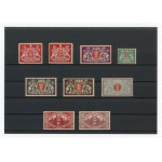 Free City of Danzig, set of un-cancelled stamps 9 pieces. (137)