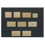 Free City of Danzig, set of un-cancelled stamps 9 pieces. (137)