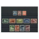 Free City of Danzig, set of un-cancelled stamps 12 pieces. (141)