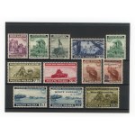 Issues of the Polish Government in Exile. Set of 12 un-cancelled stamps, 1941-1944 (163)