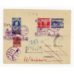 First flight to Palestine 1936 flight letter from Warsaw to Tel Aviv (235)