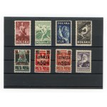 Poland, set of 8 un-cancelled stamps, 1947 (282)