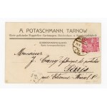Company card sent from Tarnów to Paris, 1911 (373)