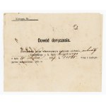 Court proof of service, Szechyn 1877 (382)