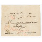 Court proof of service, Szechyn 1877 (382)