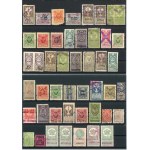 Set of stamp duty stamps, 47 pieces. (396)