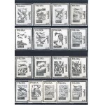 Publication of the underground Solidarity - Jan Tarnowski, "Aviation" set of 17 pcs. - Szczecin black series (466)