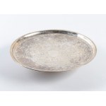 Italian sterling silver cake stand - Palermo, 18th century