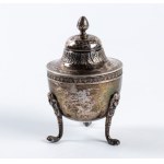 Italian solid silver sugar bowl - Naples, 1808-1823