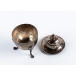 Italian solid silver sugar bowl - Naples, 1808-1823