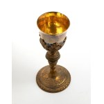 Italian solid silver chalice - Rome, early 18th century