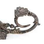 Italian sterling silver candlestick - Milan, 1812-1872