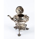 EDWARD FARRELL, English Victorian sterling silver tea kettle - London, 1844-1845