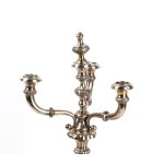 A pair of Austrian solid silver candelabra - Wien, 1833