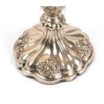 A pair of Austrian solid silver candelabra - Wien, 1833