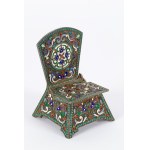 PAVEL OVCHINNIKOV, Silver salt cellar - Moscow, 1908-1927