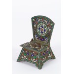 PAVEL OVCHINNIKOV, Silver salt cellar - Moscow, 1908-1927