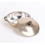 JOSEF CARL KLINKOSCH Solid silver Austrian entrée dish - Vienna, 1867