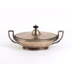 BOSSARD & SON Solid silver Swiss entrée dish - Lucerne, late 19th - early 20th century