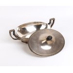 BOSSARD & SON Solid silver Swiss entrée dish - Lucerne, late 19th - early 20th century