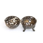 Silver sewing box - England or France, late 19th - early 20th century