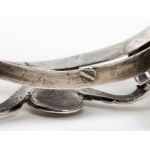 Pair of French solid silver salt cellars - Paris, 18th century